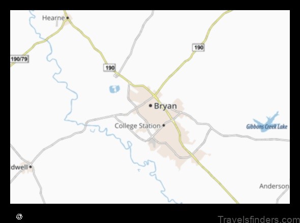 explore the map of bryan united states