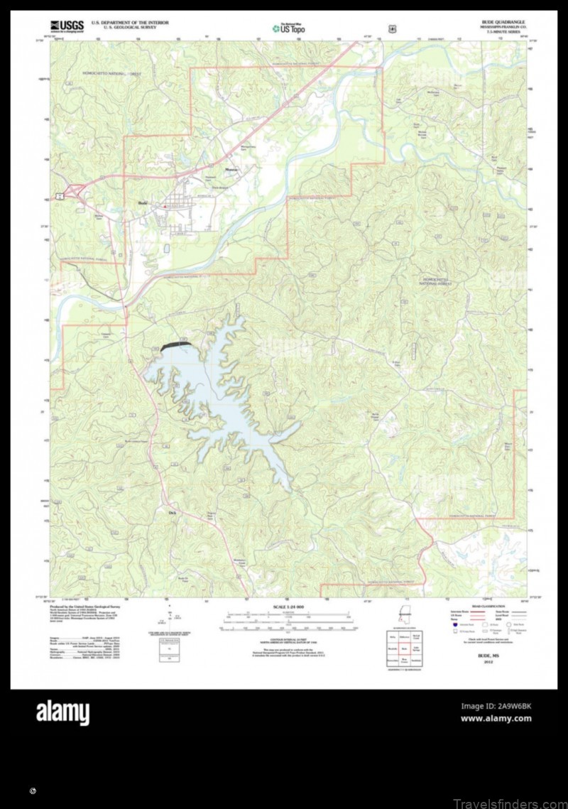 explore the map of bude united states