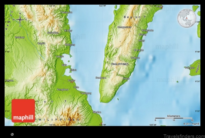 Map of Buluangan Philippines