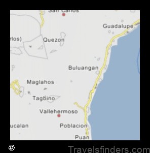 Map of Buluangan Philippines