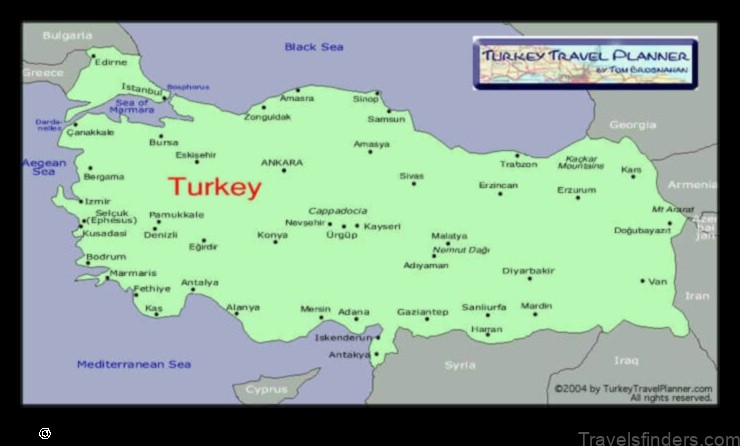 Map of Bulucan Turkey