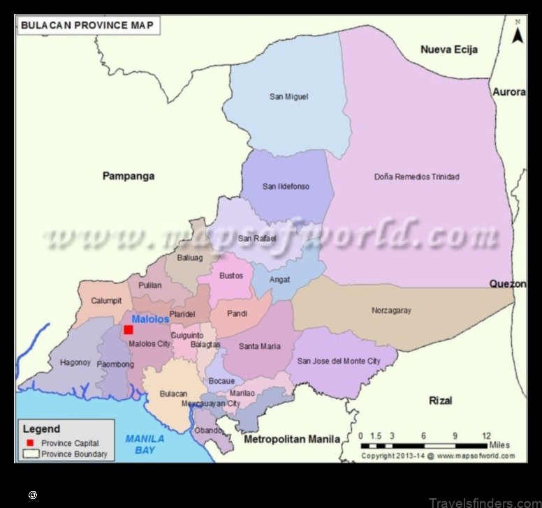 Map of Buracan Philippines