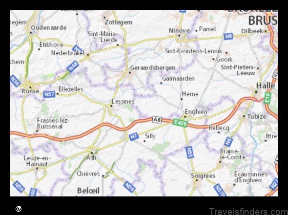 explore the map of burcht belgium