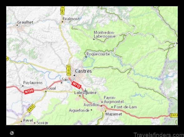 explore the map of burlats france a charming town in the tarn