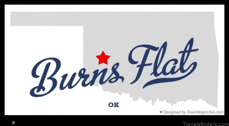 explore the map of burns flat united states with this handy guide