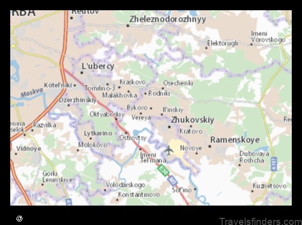 explore the map of bykovo russian federation