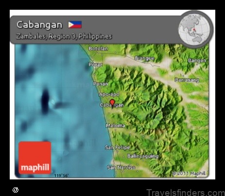 explore the map of cabangan philippines