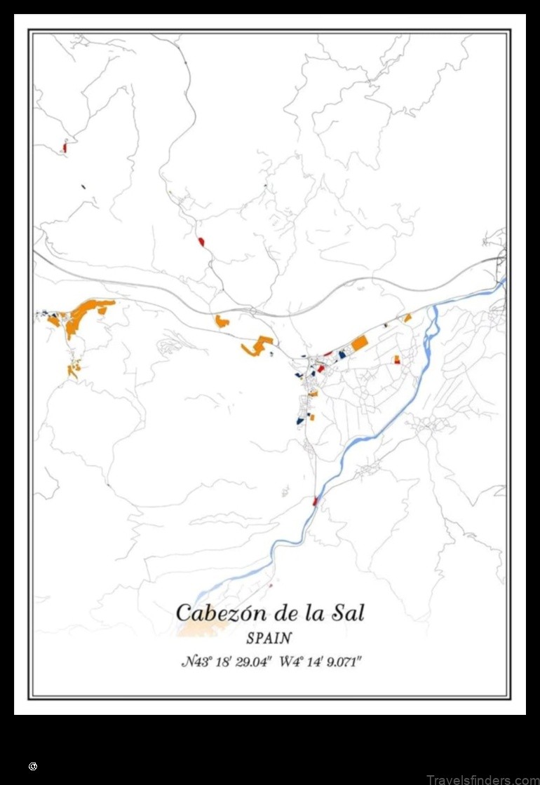 Map of Cabezón Spain