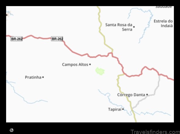 explore the map of campos altos brazil
