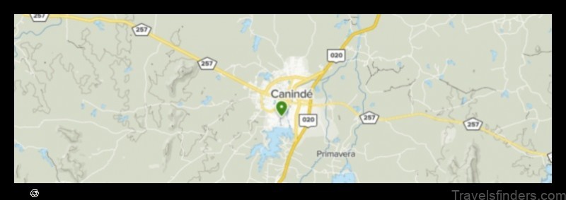 Map of Canindé Brazil
