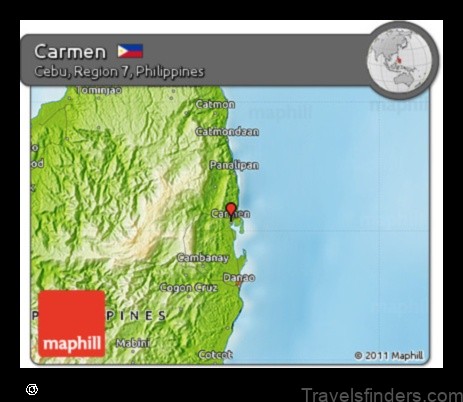 explore the map of carmen philippines