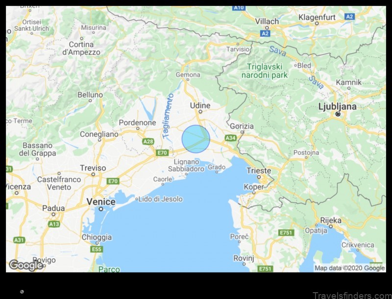 Map of Castions Italy