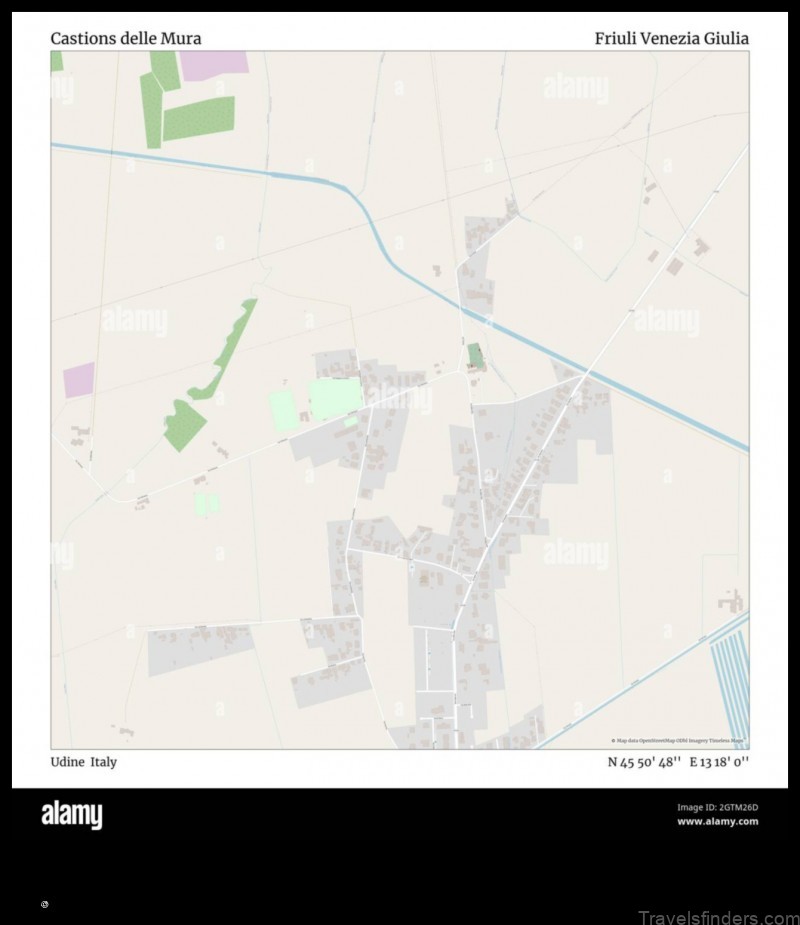 Map of Castions Italy