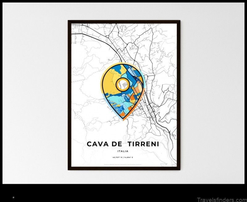 Map of Cava Dè Tirreni Italy