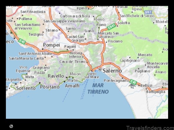 explore the map of cava de tirreni italy