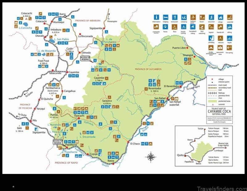 Map of Cayambe Ecuador