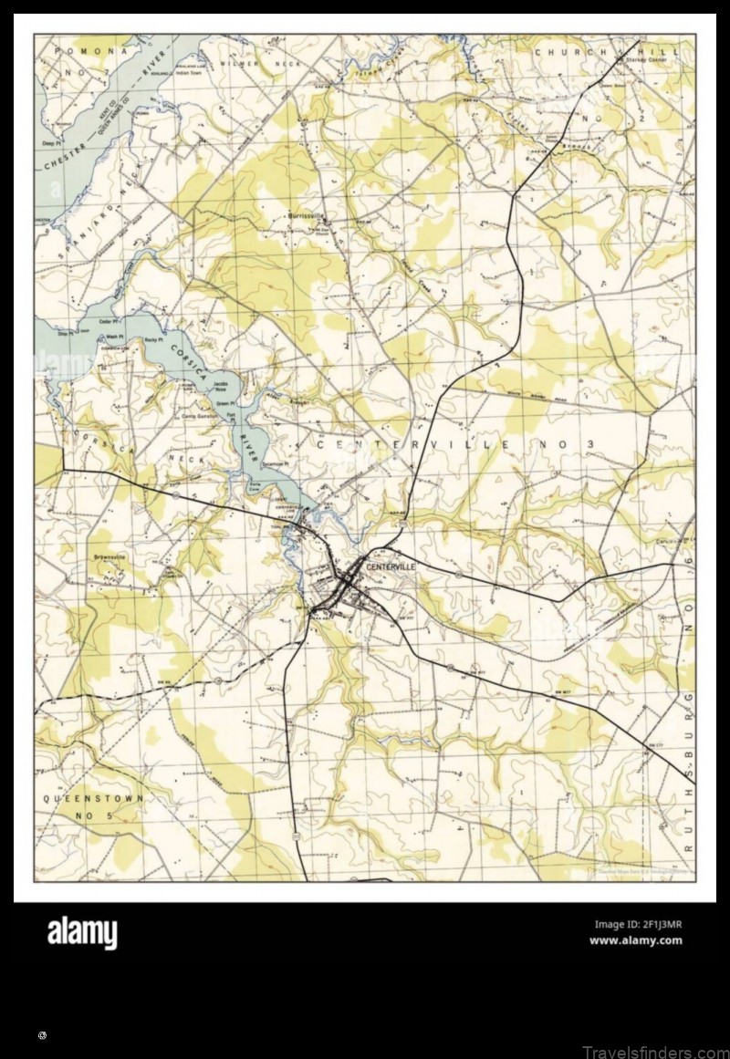Map of Centerville United States