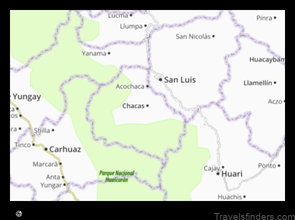 explore the map of chacas peru