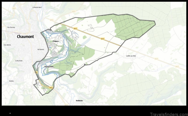 Map of Chamarandes-Choignes France