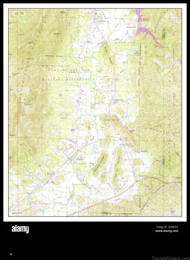 explore the map of choccolocco united states