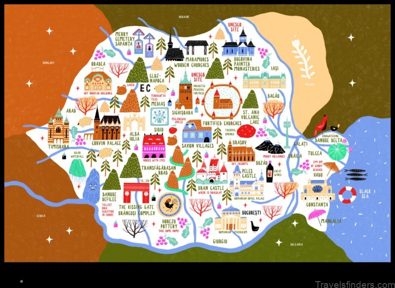 Map of Ciochina Romania