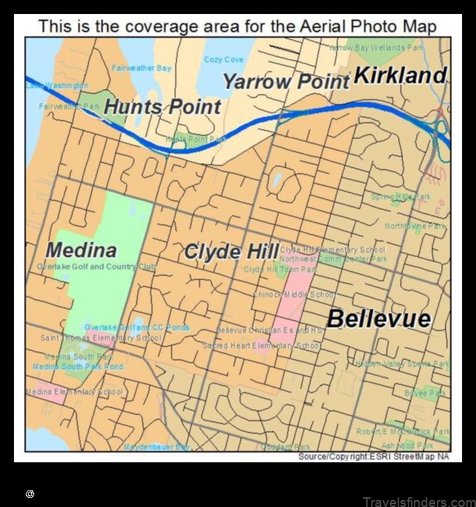 Map of Clyde Hill United States