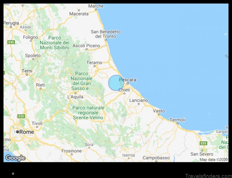 Map of Collecorvino Italy