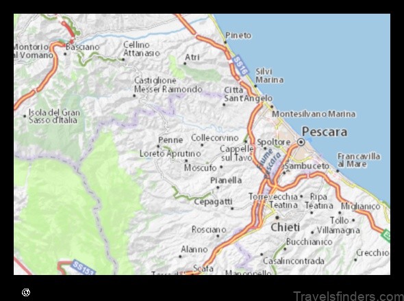 explore the map of collecorvino italy with this handy guide