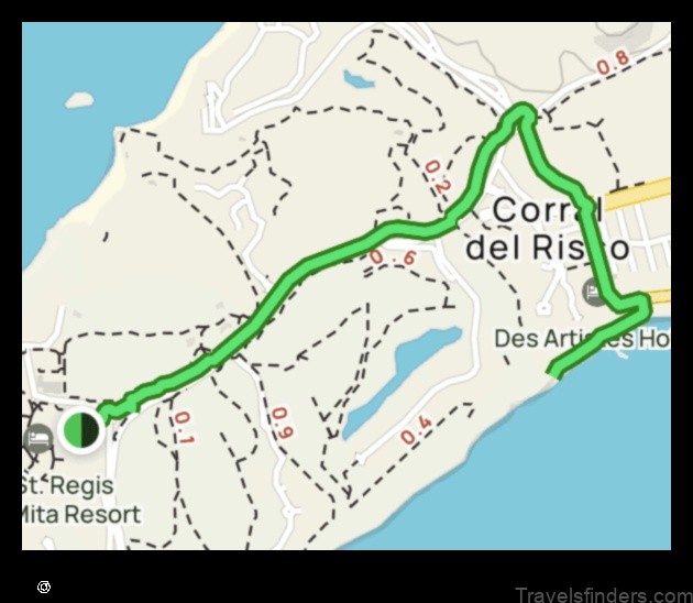 Map of Corral del Risco (Punta de Mita) Mexico