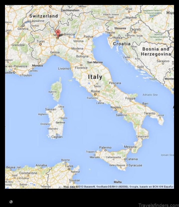 Map of Crosia Italy