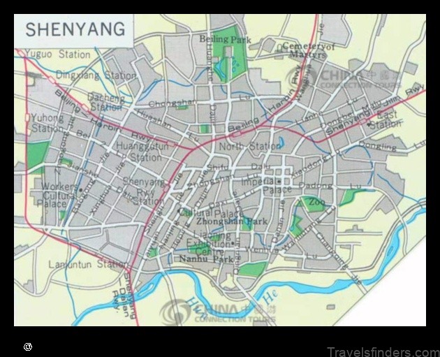 Map of Dashentang China