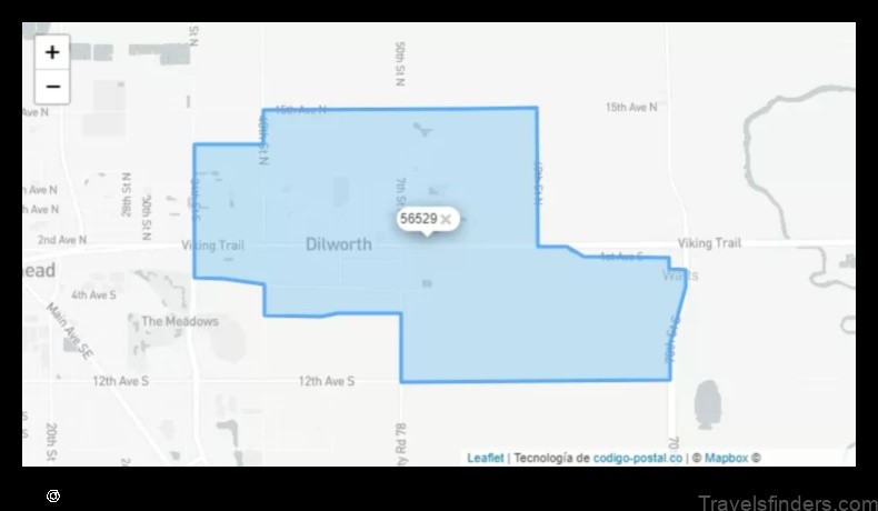 Map of Dilworth United States