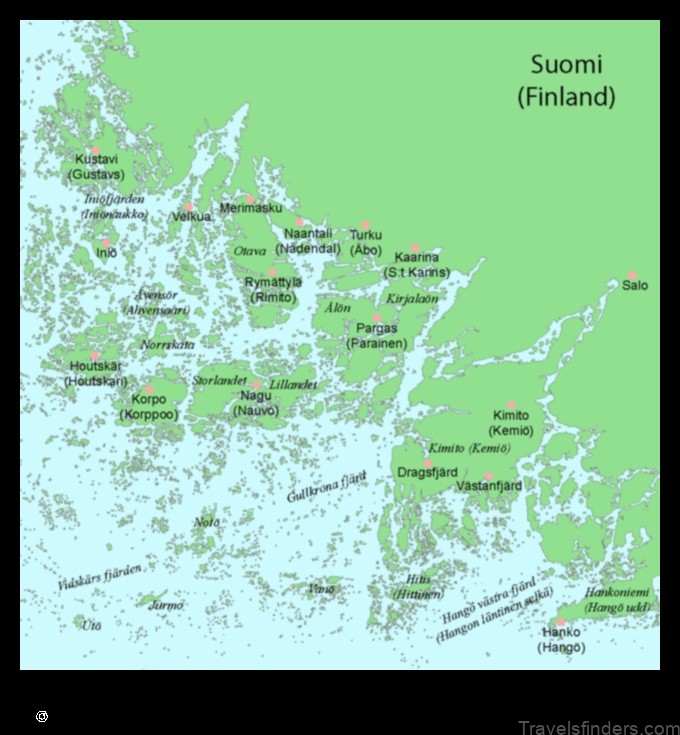 explore the map of dragsfjard finland a picturesque archipelago