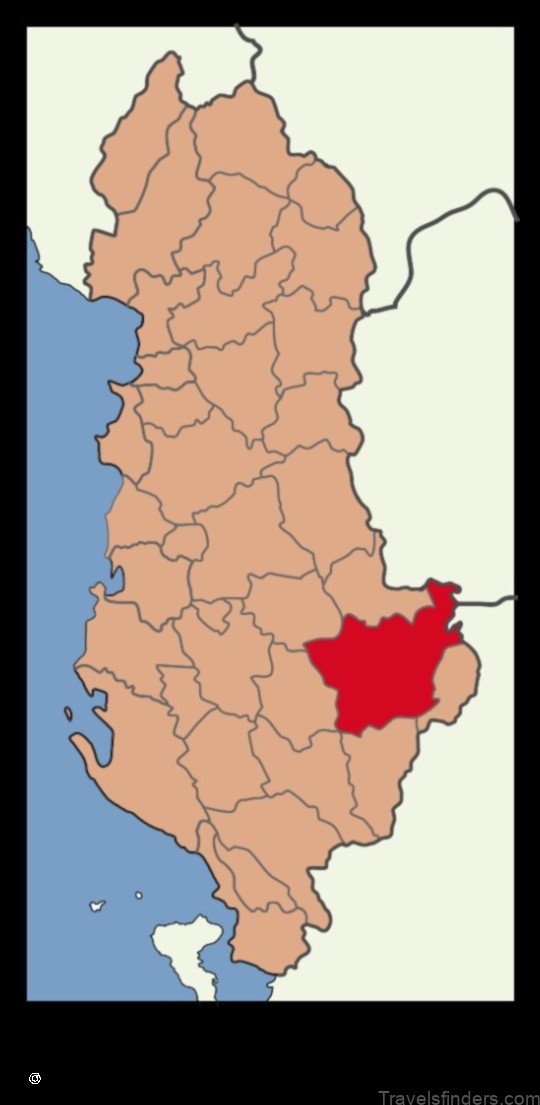 explore the map of drenove albania