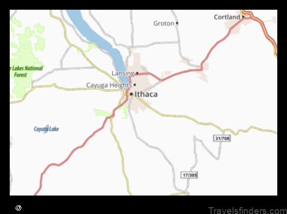 explore the map of east ithaca united states