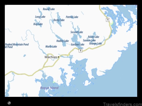 explore the map of east machias united states