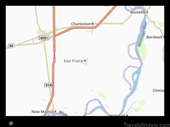 explore the map of east prairie united states