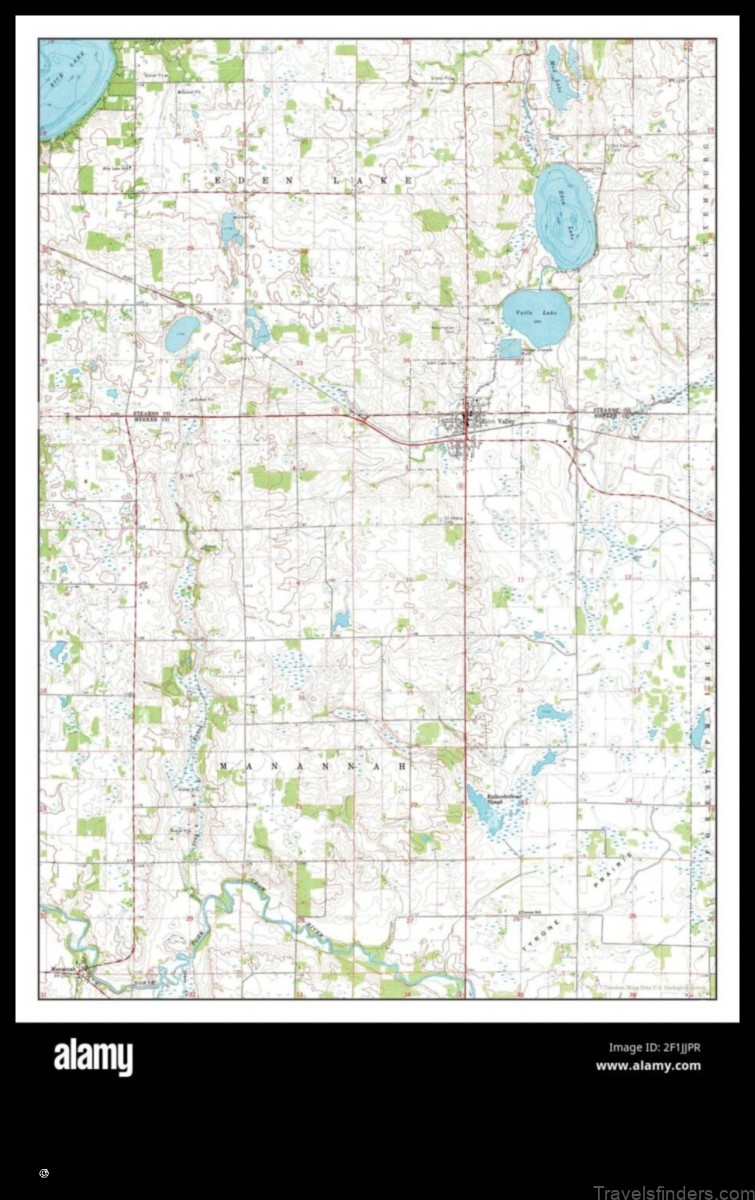 Map of Eden Valley United States