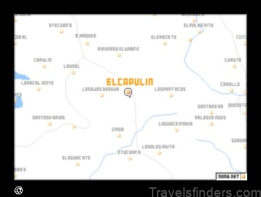 Map of El Capulín Mexico