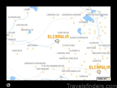 Map of El Capulín Mexico