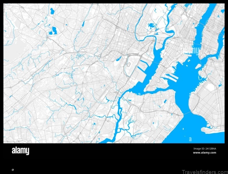 Map of Elizabeth United States