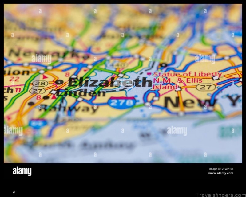 explore the map of elizabeth united states