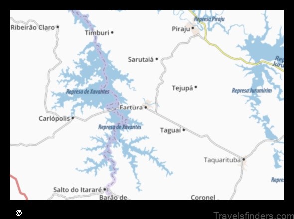 Map of Fartura Brazil