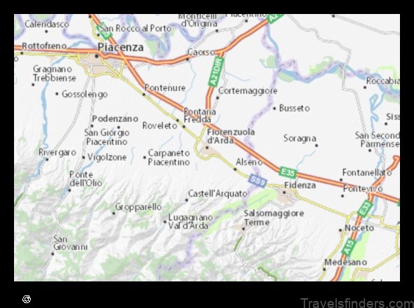 explore the map of fiorenzuola darda italy