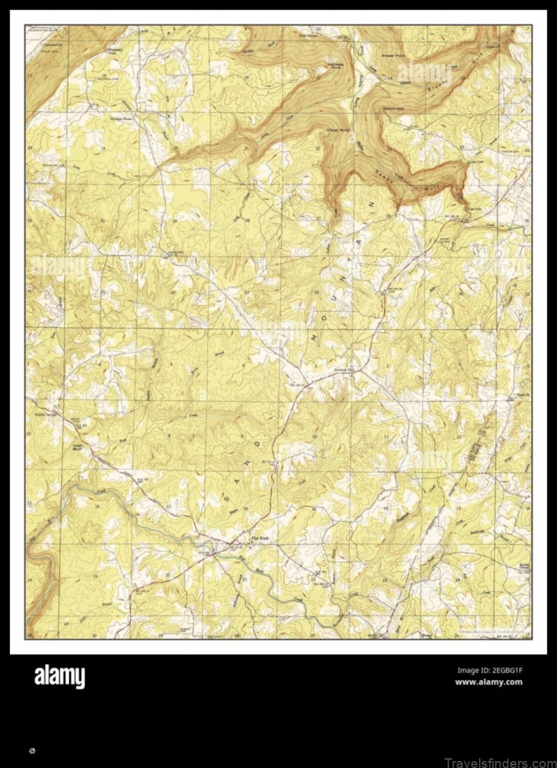 explore the map of flat rock united states