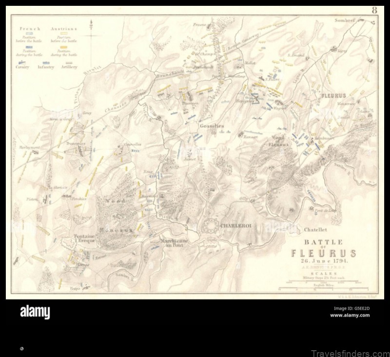 explore the map of fleurus belgium with this handy guide