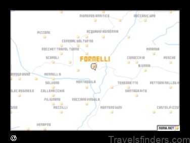 Map of Fornelli Italy