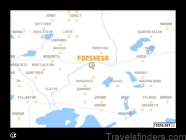 Map of Forsheda Sweden