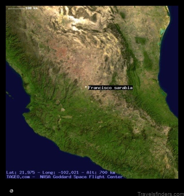 Map of Francisco Sarabia Mexico