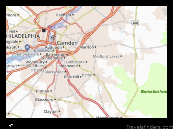 explore the map of gibbsboro united states